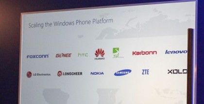 Nine new Windows Phone hardware partners