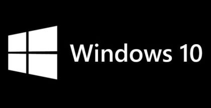 Windows 10 logo black