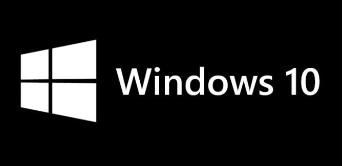 Windows 10 logo black