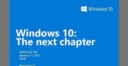 Windows 10 next chapter January 21 2015