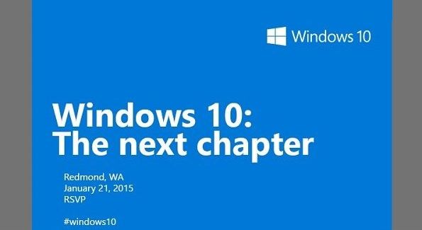 Windows 10 next chapter January 21 2015