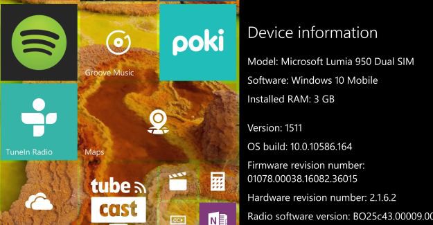 Lumia 950 Firmware
