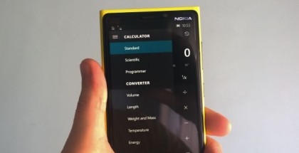 Calculator Lumia 920 Windows 10
