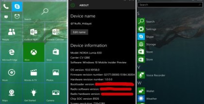 Windows 10 Mobile Build 10158 test