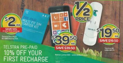 Lumia 530 Nokia by Telstra Australia promotion november 2014