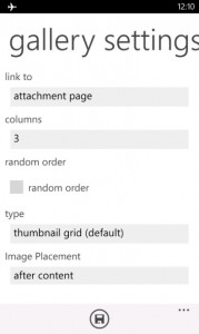 WordPress for Windows Phone 