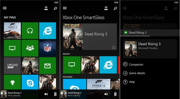 Xbox One Smartglass screenshot