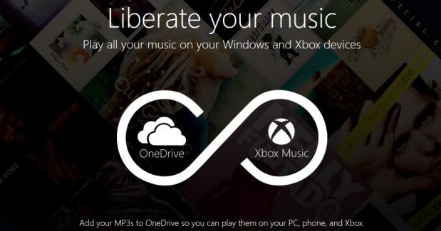 xbox one onedrive music