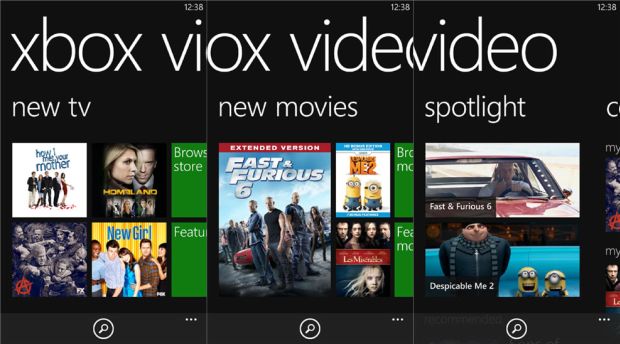 Xbox Video for Windows Phone screenshot