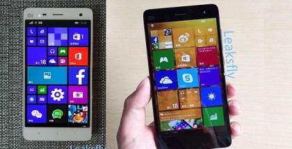 Xiaomi Mi4 running Windows 10