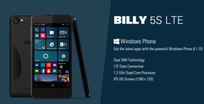 Yezz Billy 5S LTE official