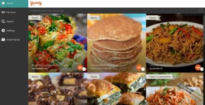Yummly app for Windows 10