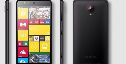 ZTE Nubia W5 smartphone with Windows Phone 8.1