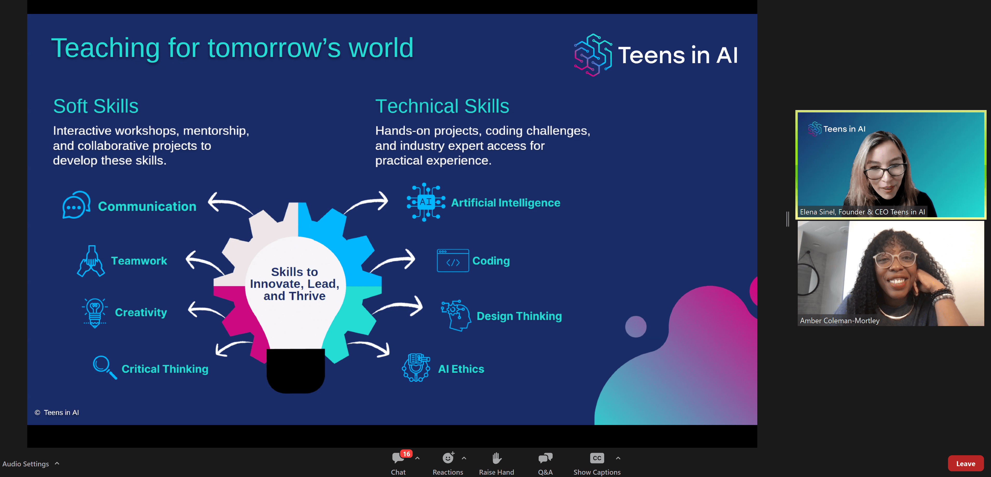 The Female Quotient and Elena Sinel, Teens in AI Podcast The Female Quotient and Elena Sinel, Teens in AI Podcast