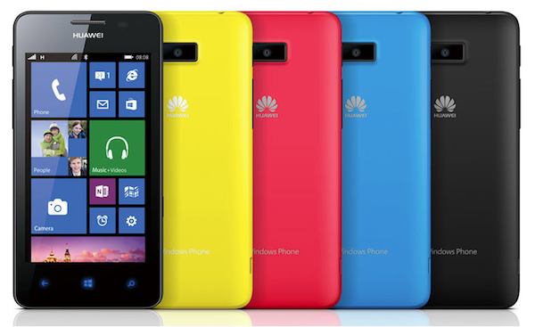 Huawei Ascend W2 colors
