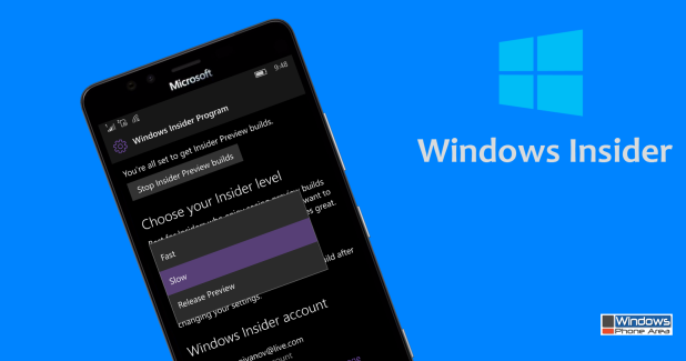 Windows Insider Program Fast Slow